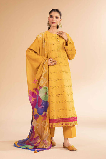 Nishat Linen 3 Piece - Digital Printed Suit - 42501890 Online Shopping